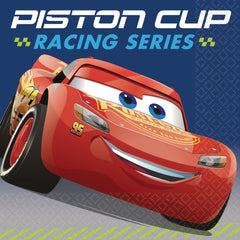 Disney Cars 3 Lightning McQueen Beverage Napkins, 16-Pack - 5 In. X 5 In.
