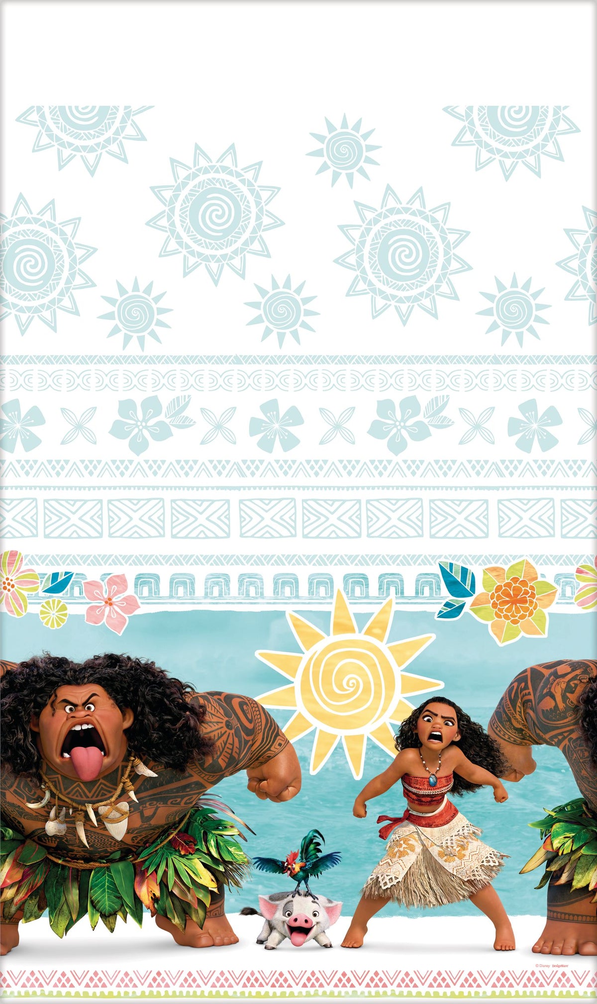 Disney Moana Plastic Table Cover for Kids Birthday Parties