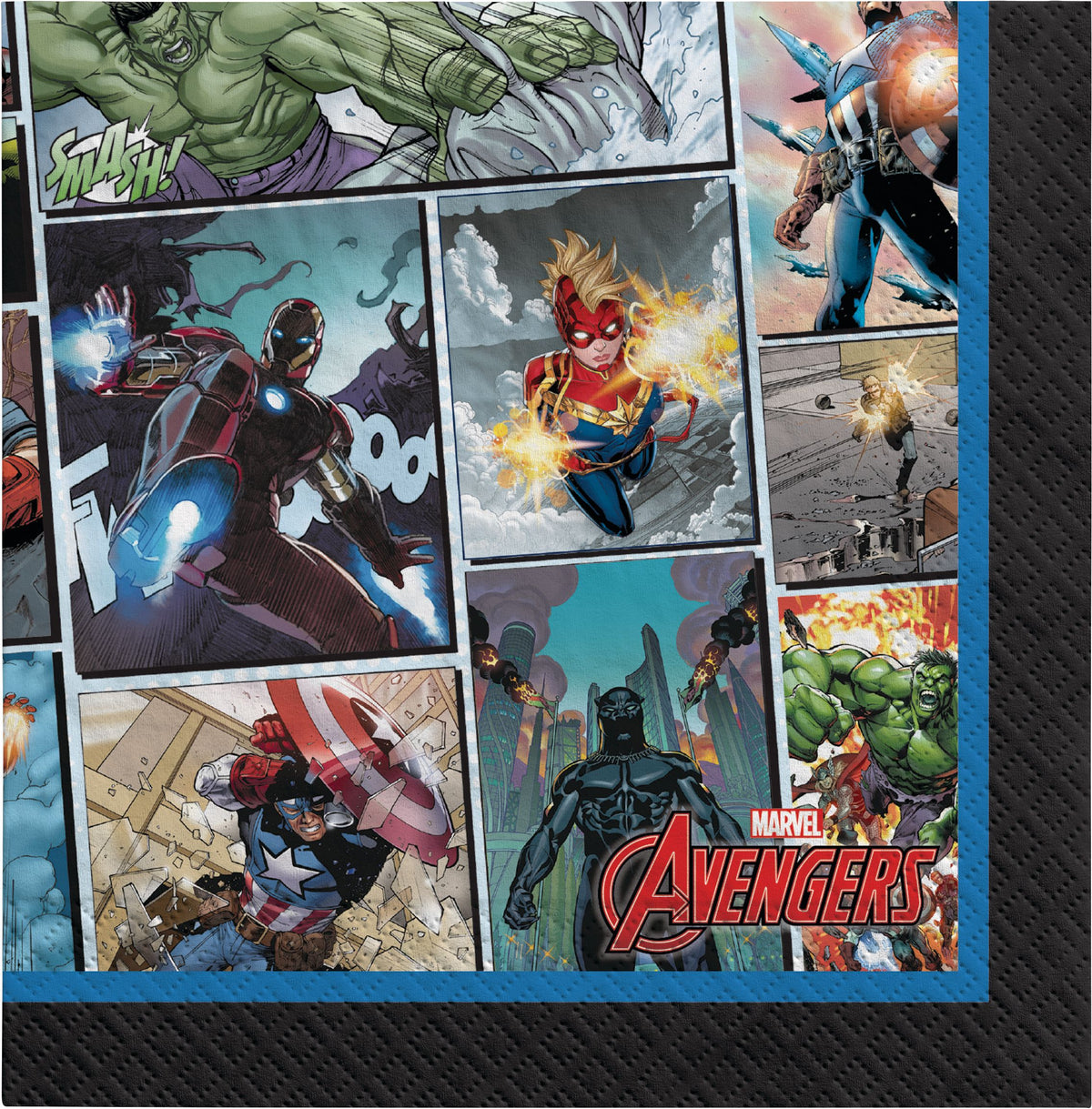 Marvel Avengers Beverage Napkins - 16 Pack