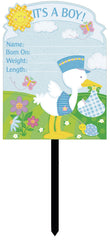 "It's a Boy" Yard Sign Decoration with Personalization, 56-Inch