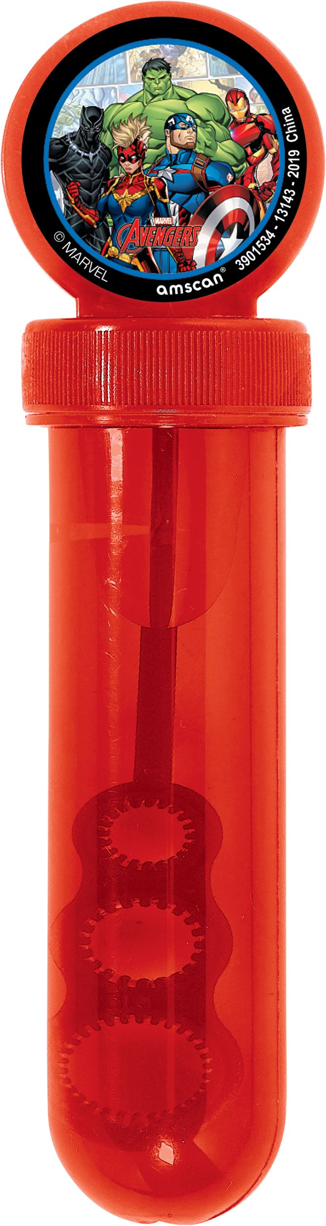Marvel Avengers Bubble Tubes - 4 Pack