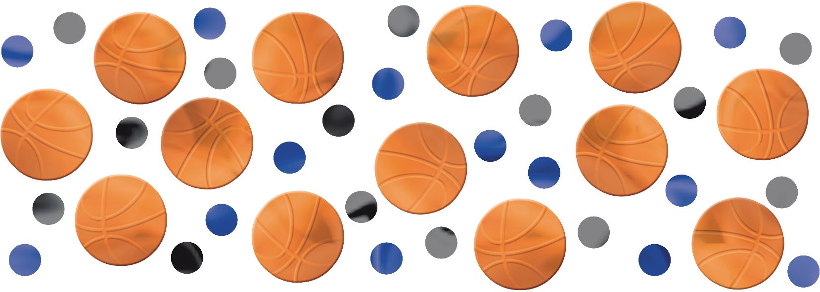 NBA Spalding Basketball Party Confetti