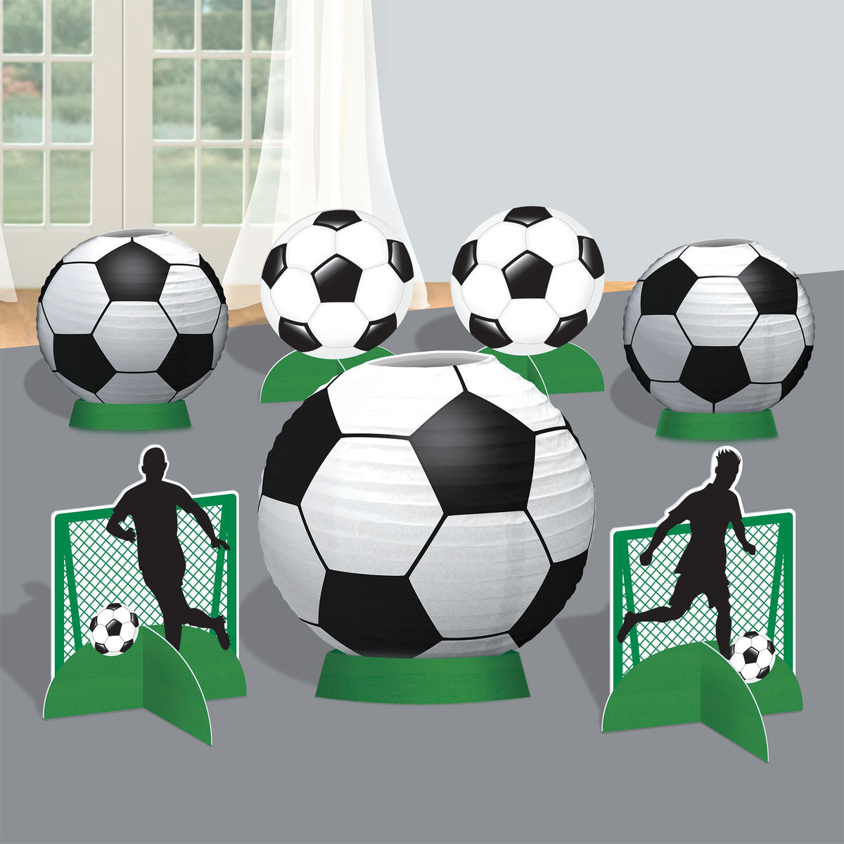 Goal Getter Soccer Table Centerpiece Kit - 8-Piece Set