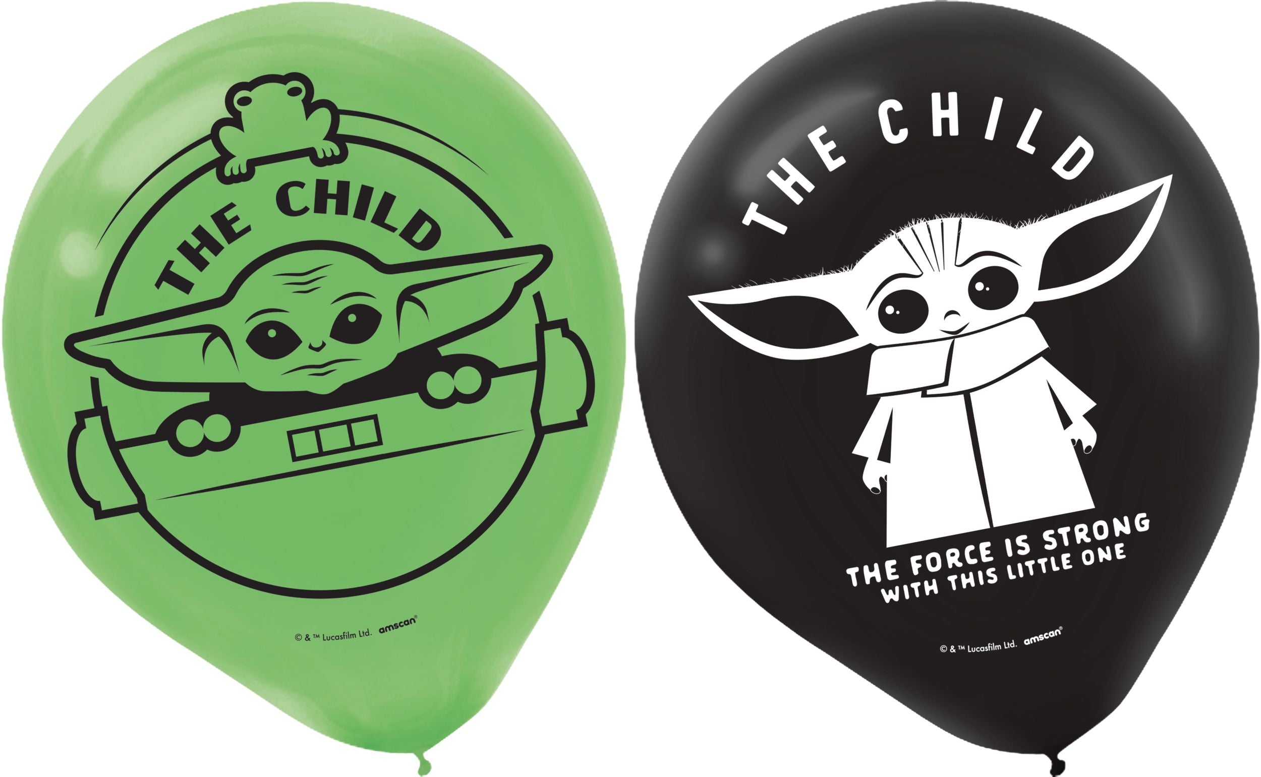 The Mandalorian The Child Latex Balloons - 6 Pack