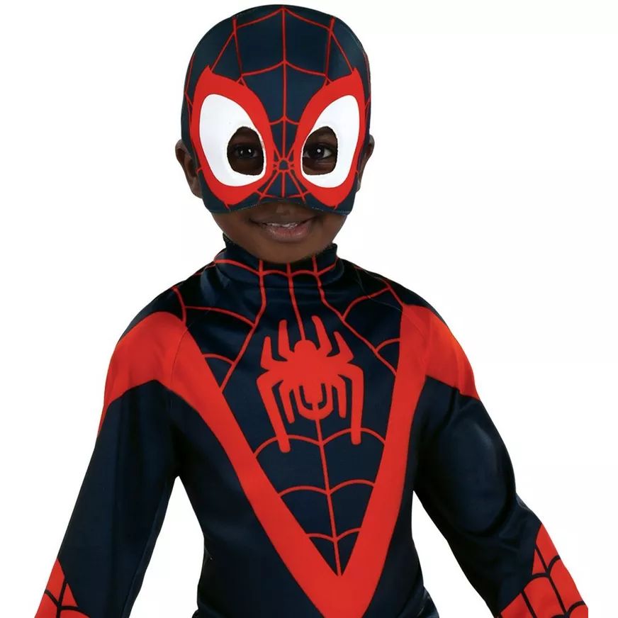 Toddler Miles Morales Spider-Man Costume - Marvel's Spidey & His Amazing Friends (3T-4T)