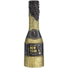 Mini New Year's Eve Glitter Confetti Popper Pack, 4-Count