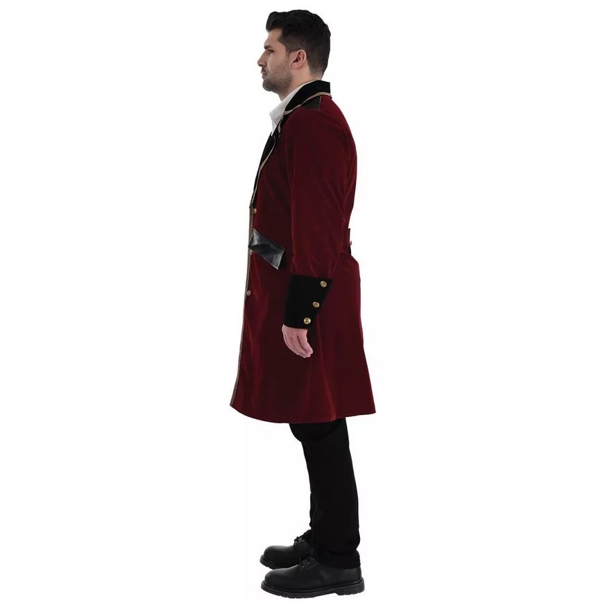 Adult Pirate Captain Jacket Costume - L/XL