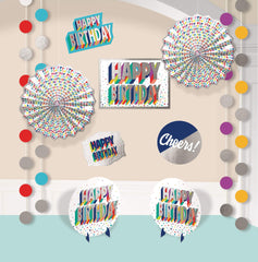Here's to Your Birthday Room Decorating Kit - 12 Piece Set