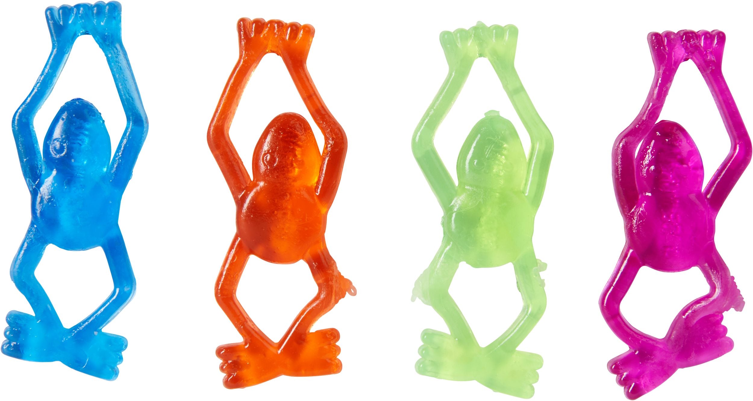 Colorful Frog Flinger Toy Favors - Pack of 24
