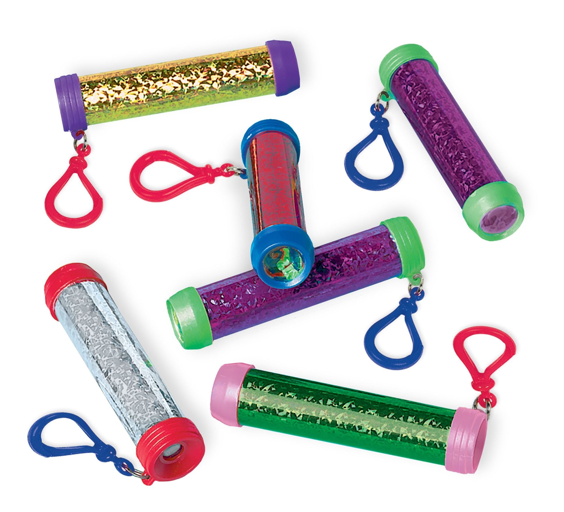 Kaleidoscope Keychain Party Favors - 12 Pack
