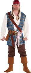 Men's Plus Size Jack Sparrow Halloween Costume - Pirates of the Caribbean