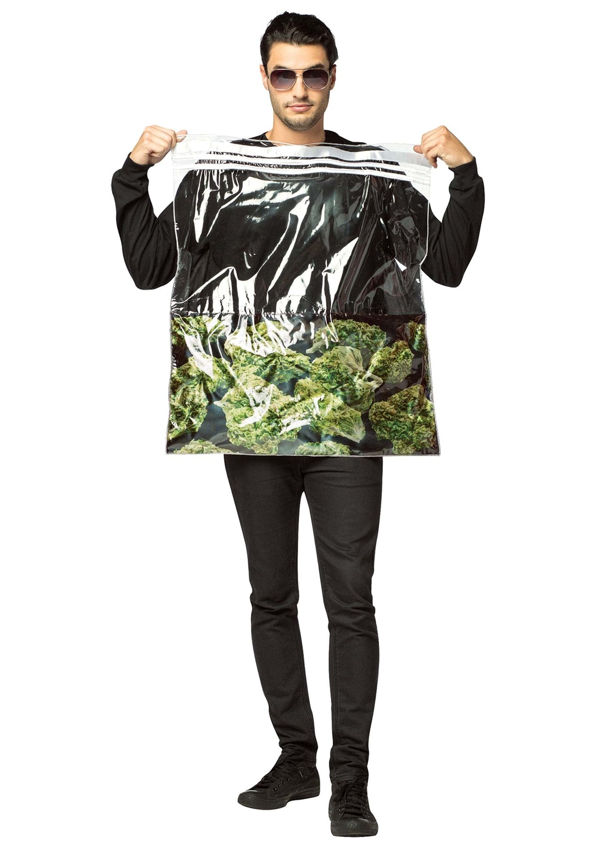 Hilarious "Bag of Weed" Costume Accessory for Men