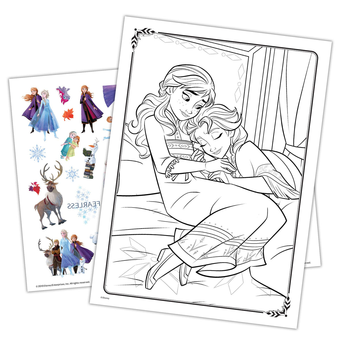 Frozen 2 Adventure Coloring & Activity Book with Tattoos