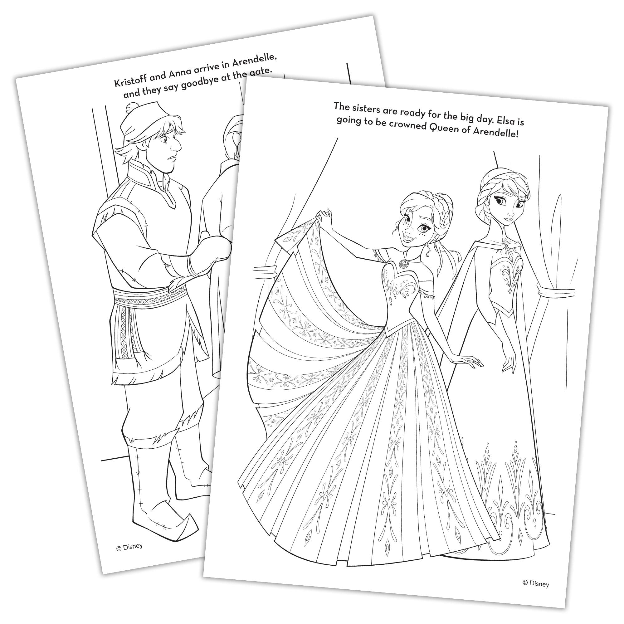 Frozen 2 Adventure Coloring & Activity Book with Tattoos