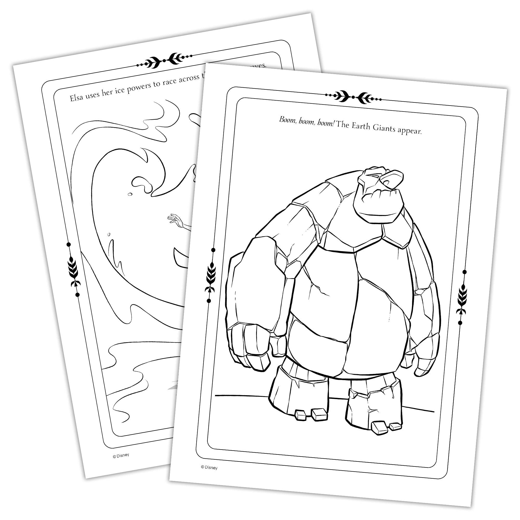 Frozen 2 Adventure Coloring & Activity Book with Tattoos