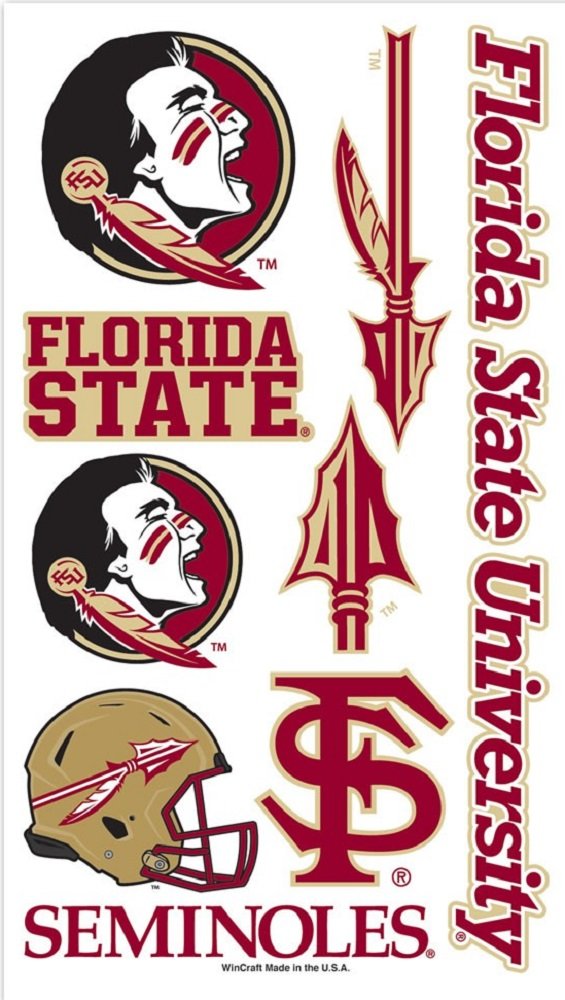 Florida State Face Decal - Sports Edition