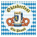 Oktoberfest Harvest Lunch Napkins - 16 Count - 6.5 In. X 6.5 In.