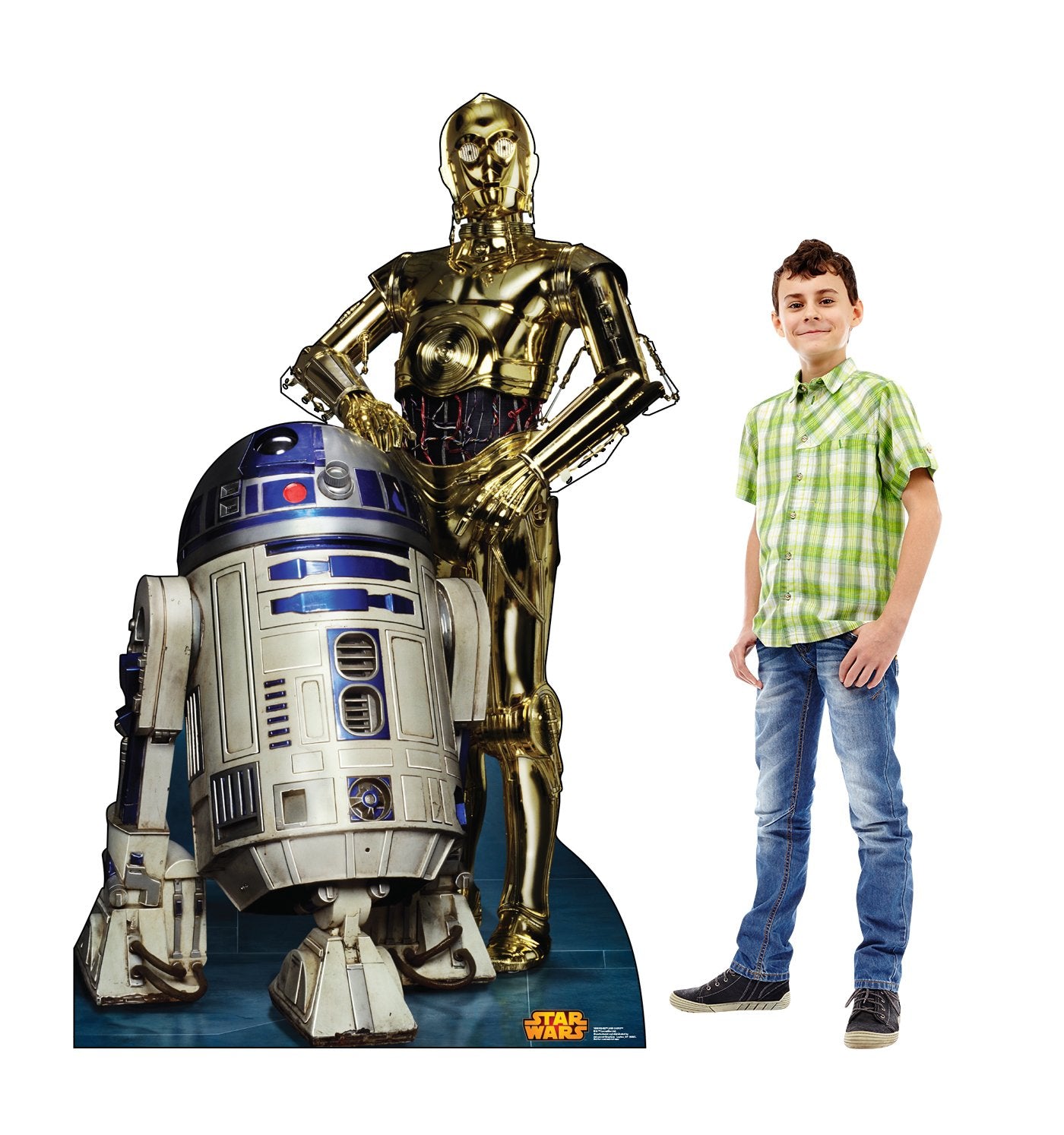 Star Wars R2-D2 & C-3PO Cardboard Standee - 72"x45"