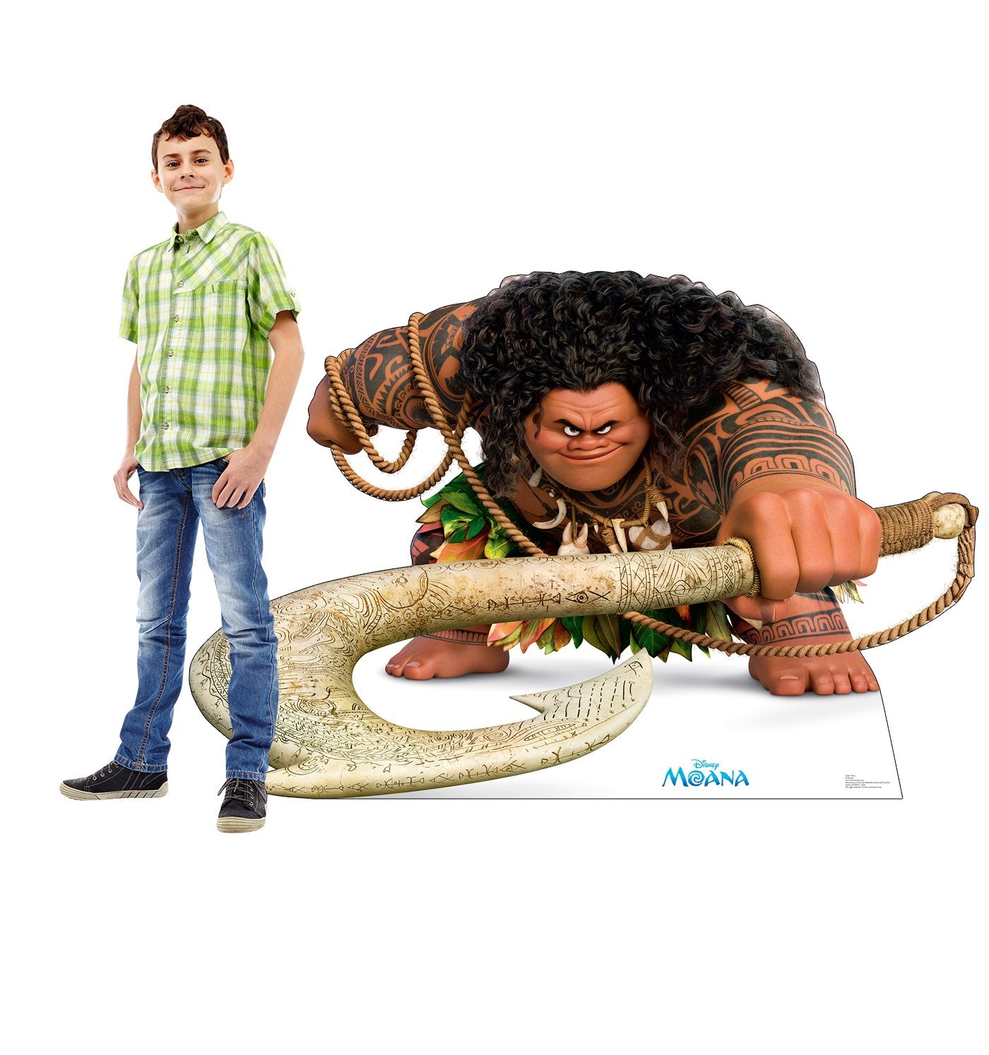 Life-Size Maui Standee for Kids' Birthday Party