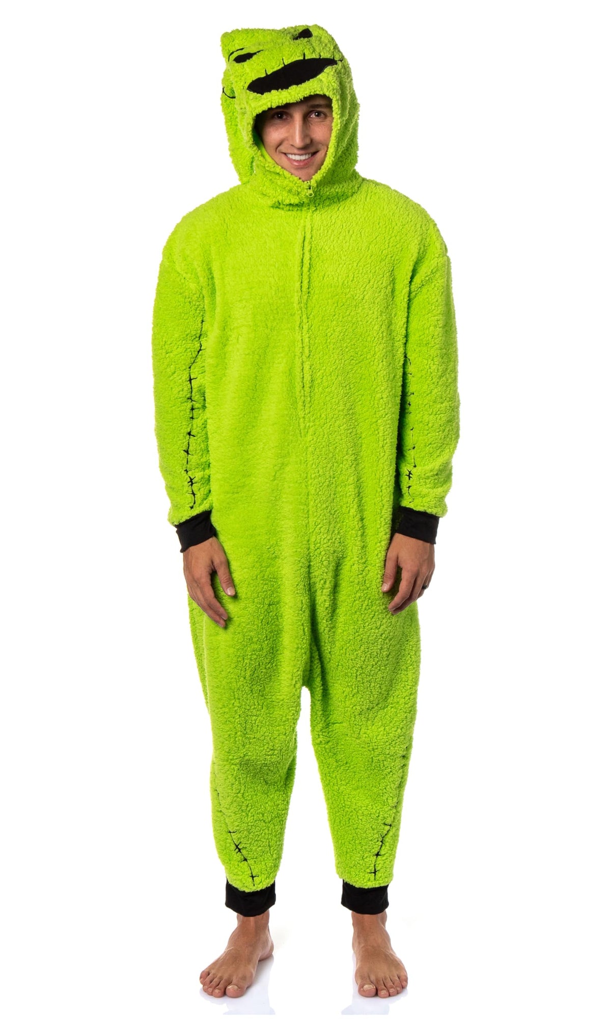 Adult Oogie Boogie Union Suit Costume for Halloween