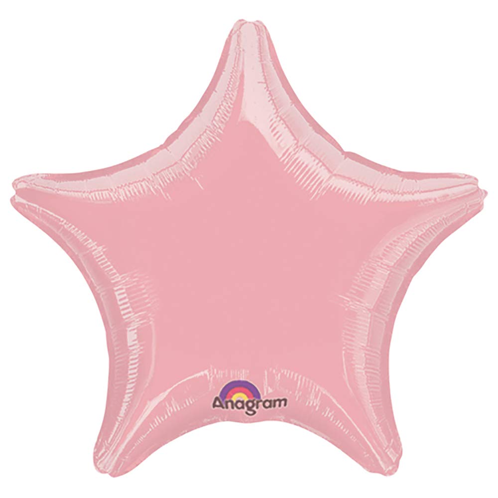 New Pink Star Foil Balloon - 19 Inches