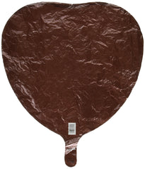 Bright Pink Heart Metallic Balloon - 18-Inch