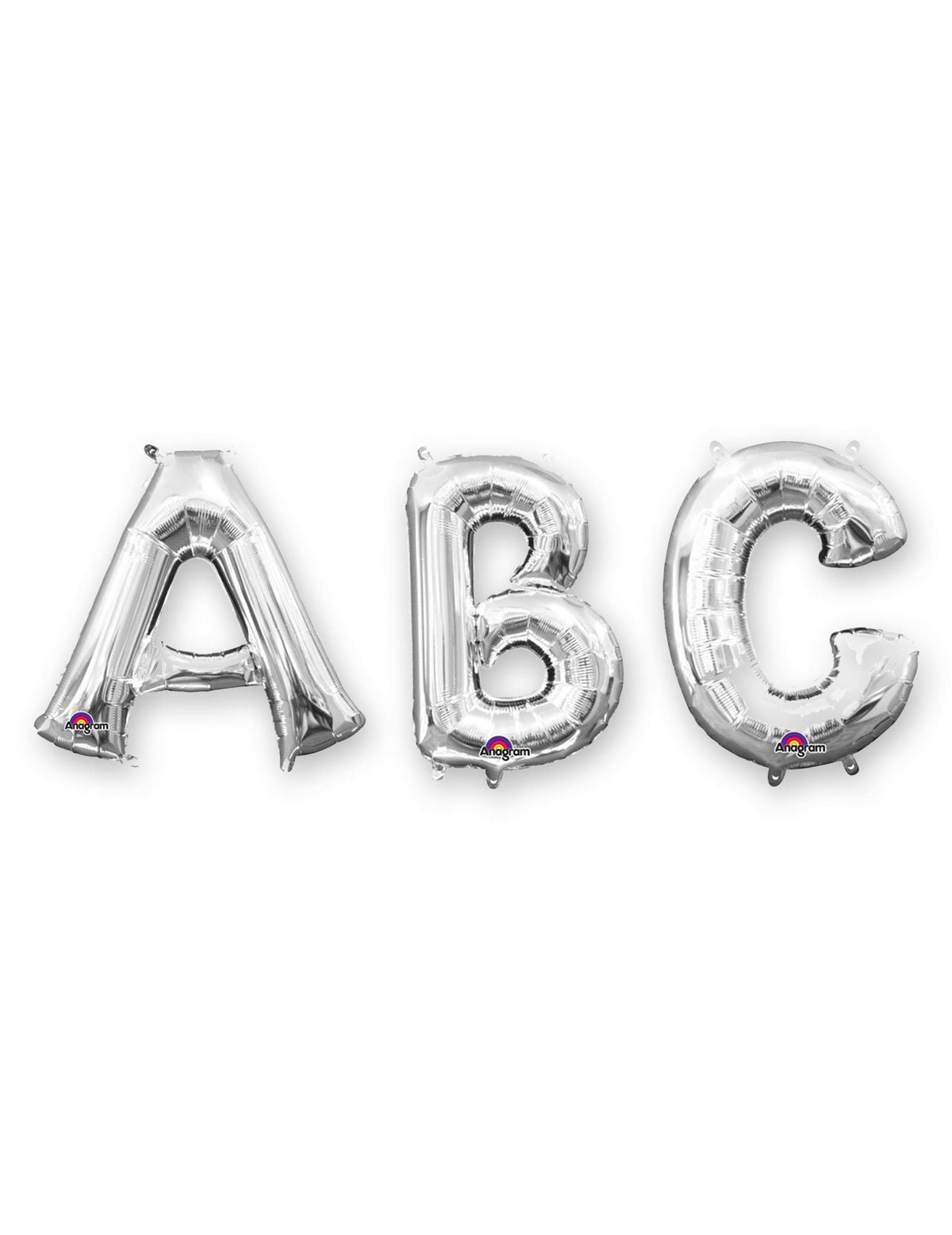 Silver Foil Letter Balloon - Super Shape