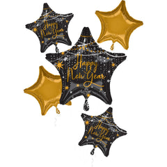 Midnight Hour New Year's Eve Foil Balloon Bouquet