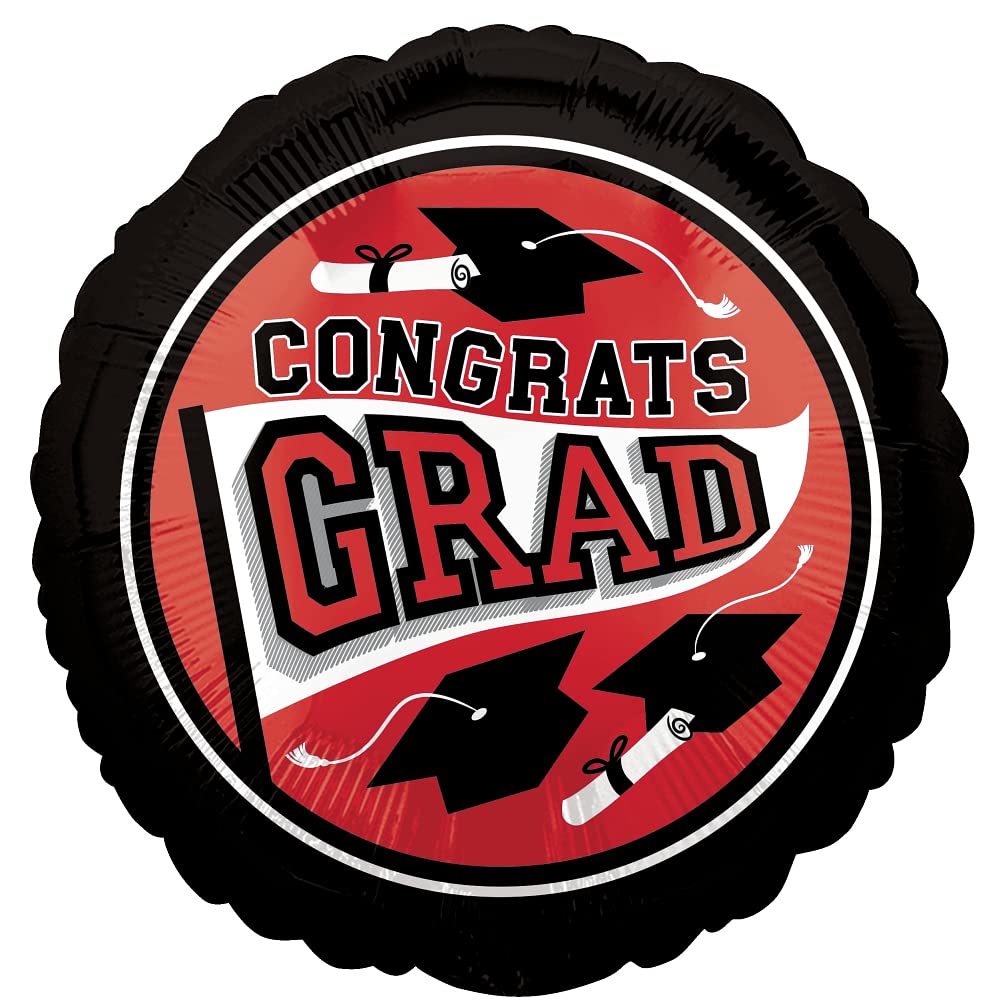 "Be True School Colors Graduation Foil Balloon"