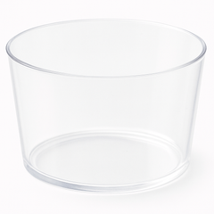 Mini Clear Plastic Serving Bowls, 40-Pack