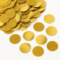 Sparkling Gold Glitter Confetti - 2.25 OZ
