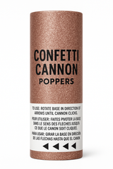 Sweet Sixteen Rose Gold Confetti Poppers - 3 Pack