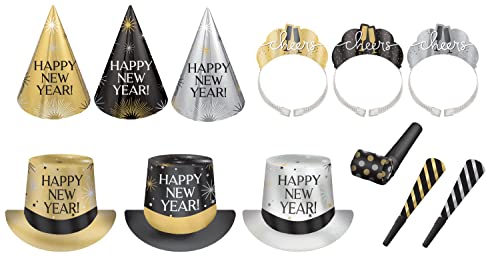 Amscan New Years 50 Person Kit 2026 New Years