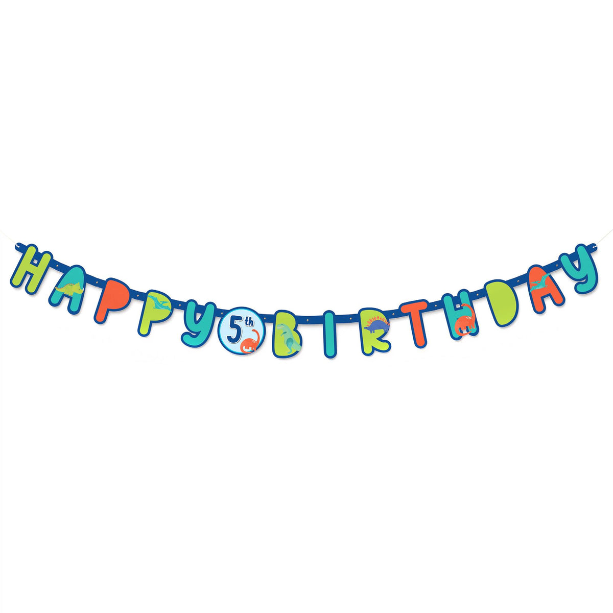 Little Gym - Customizable Dinosaur Birthday Banner - 1 Ct.
