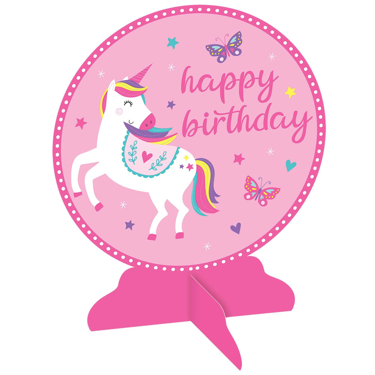 Little Gym - Enchanting Unicorn Birthday Table Decoration - 1 Ct.