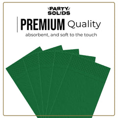 Emerald Green Guest Towel Napkins - 40 Ct.