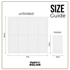 White Guest Towel Napkins - 40 Ct.