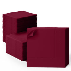 Burgundy Dinner Napkins - 50 Ct.