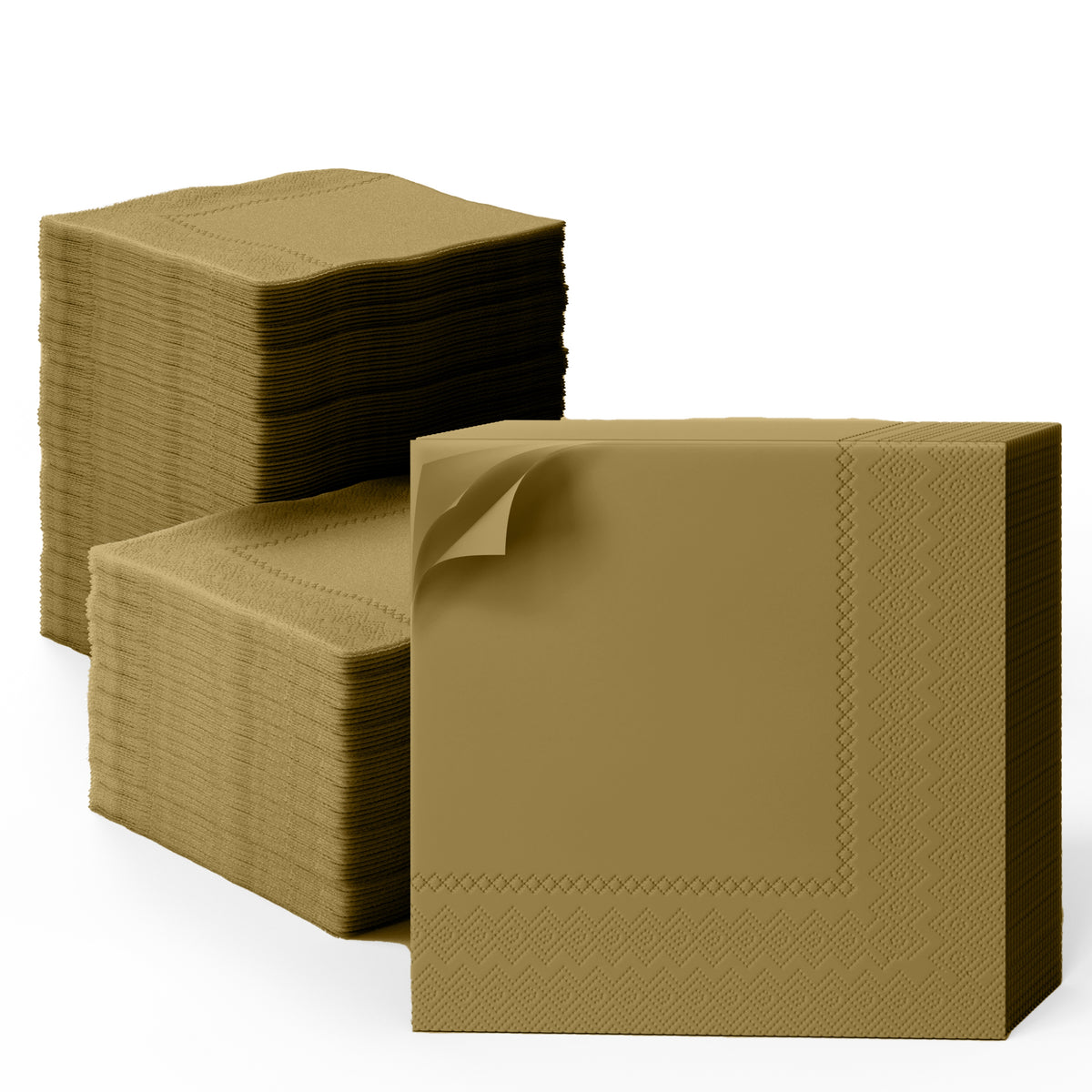 Gold Dinner Napkins - 50 Ct.