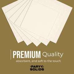 Ivory Dinner Napkins - 50 Ct.