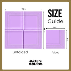 Lavender Dinner Napkins - 50 Ct.