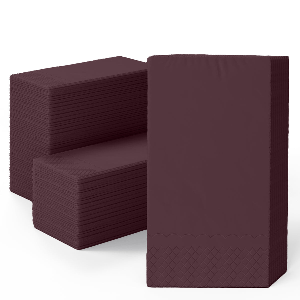 Brown Guest Towel Napkins - 40 Ct.