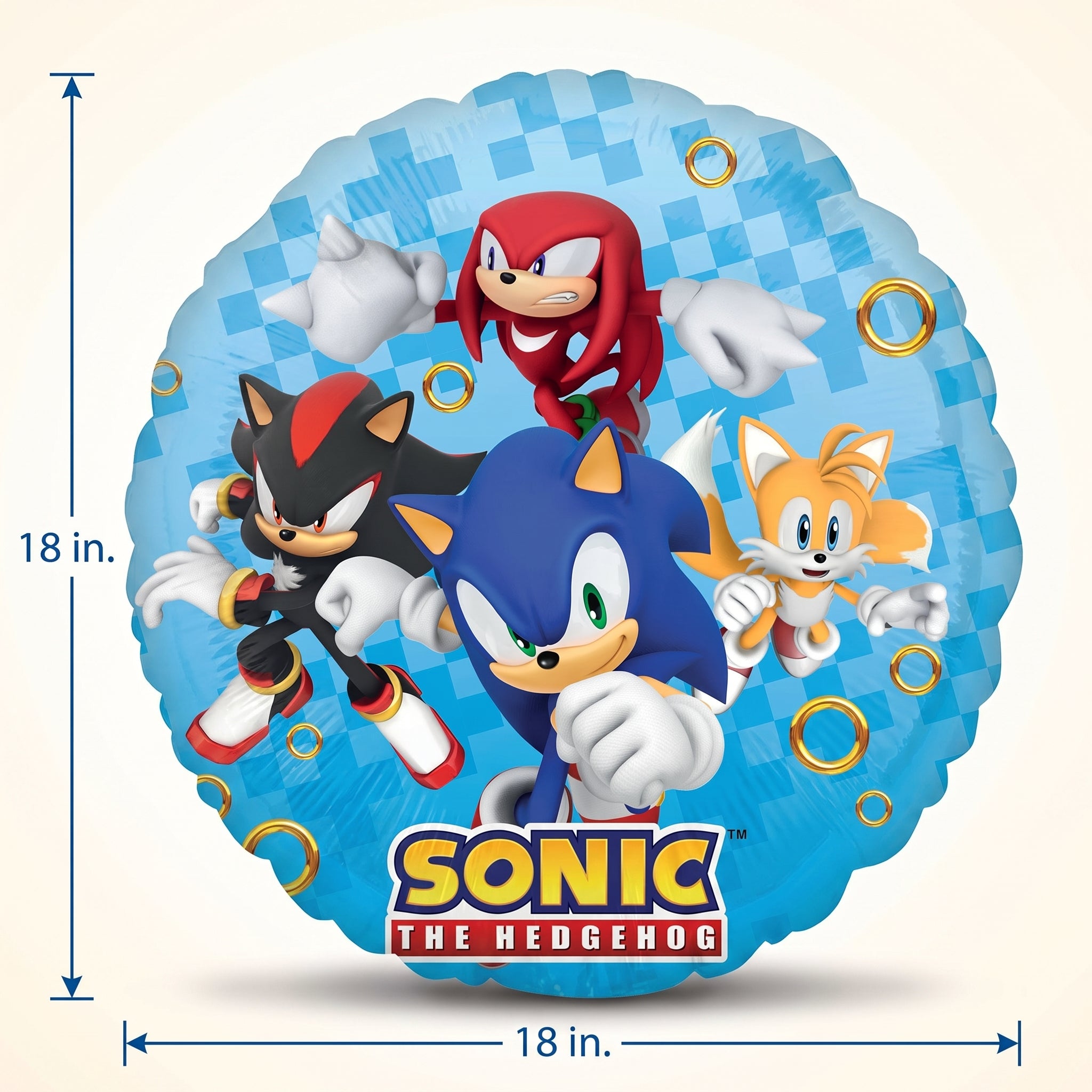 Sonic the Hedgehog Foil Balloon