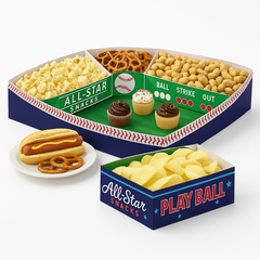 Baseball "Play Ball" Snack Stadium Kit - Perfect for Game Day Parties
