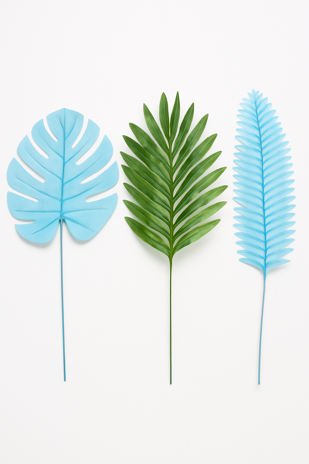 Vibrant Decorative Fabric Leaves Assortment - 6 Pack