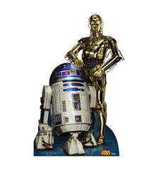 PMA - Star Wars R2-D2 & C-3PO Cardboard Standee - 72" x 45"