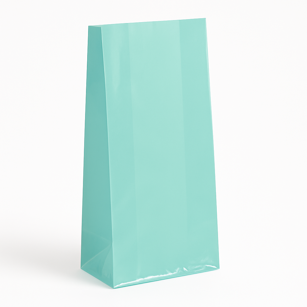 Robin's Egg Blue Large Cello Party Treat Bags, 11.5-Inch, 25-Pack