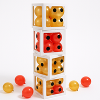 Casino Dice Balloon Blocks Decoration Set