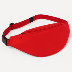 Vibrant Red Fanny Pack - Adjustable Costume Accessory