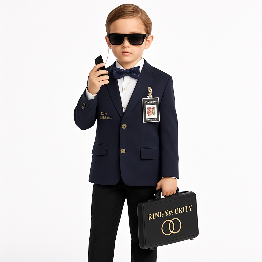 "Ring Security" Wedding Accessory Kit for Boys